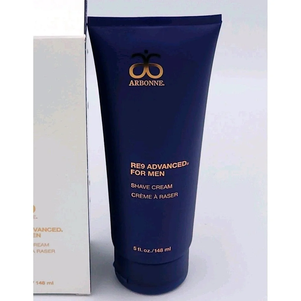 Arbonne RE9 Advanced for Men Shave Cream 5 fl oz/148 ml New In Box Sealed